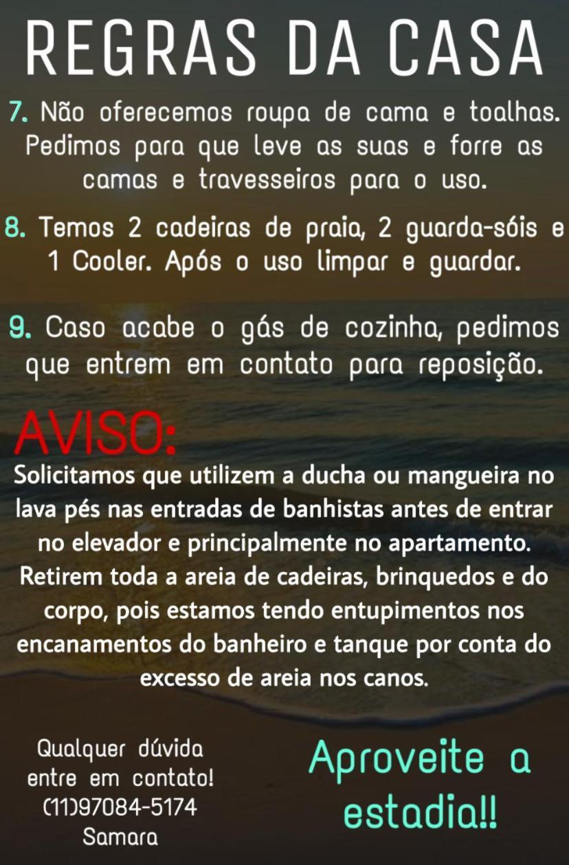 Apartamento Frente Ao Mar Com Varanda E Piscina Praia Grande  Eksteriør billede