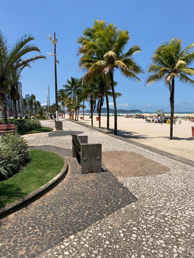 Apartamento Frente Ao Mar Com Varanda E Piscina Praia Grande  Eksteriør billede
