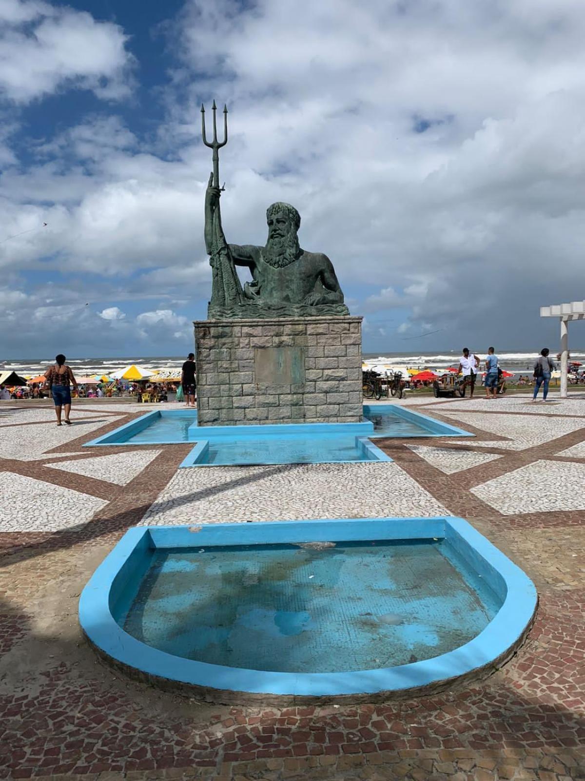 Apartamento Frente Ao Mar Com Varanda E Piscina Praia Grande  Eksteriør billede