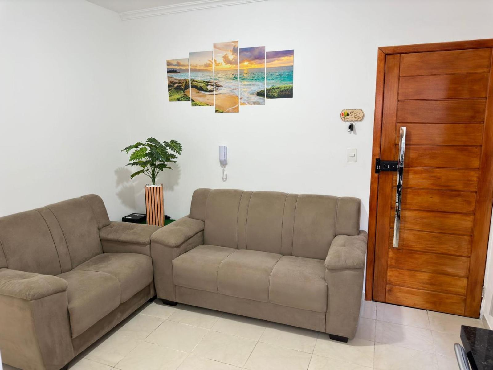 Apartamento Frente Ao Mar Com Varanda E Piscina Praia Grande  Eksteriør billede