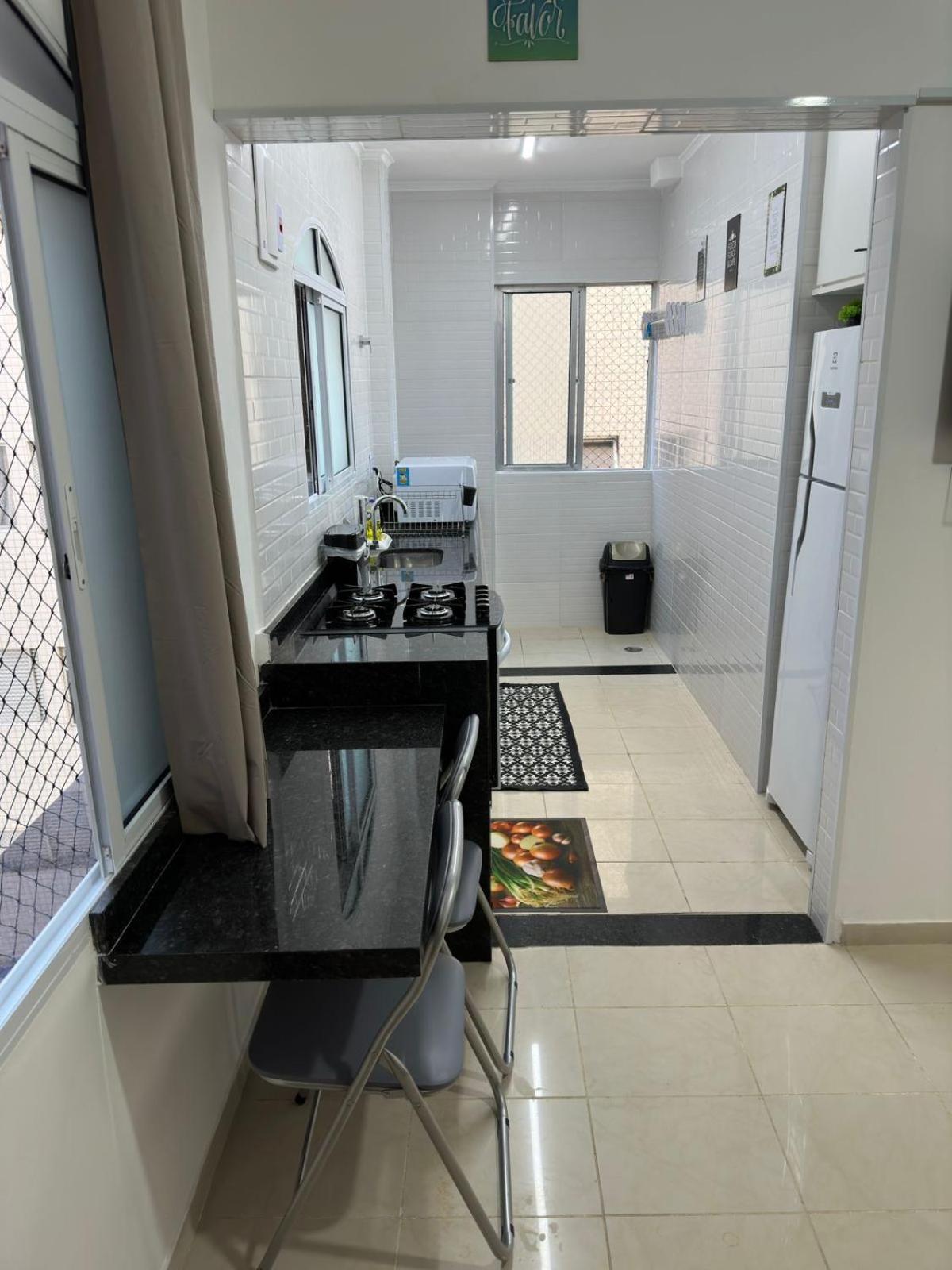 Apartamento Frente Ao Mar Com Varanda E Piscina Praia Grande  Eksteriør billede
